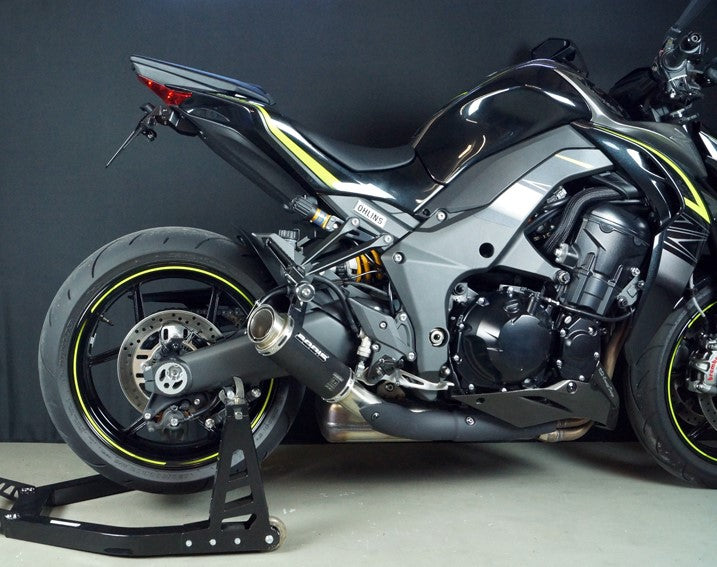 Bodis GPC-RS II, Slip-On-set 4-2, Stainless Steel Black for KAWASAKI Z1000 / Z1000R / Z1000SX (2017-2019) | KZ1000-013