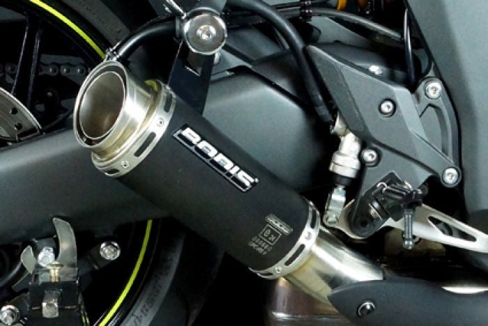 Bodis GPC-RS II, Slip-On-set 4-2, Stainless Steel Black for KAWASAKI Z1000 / Z1000R / Z1000SX (2017-2019) | KZ1000-013