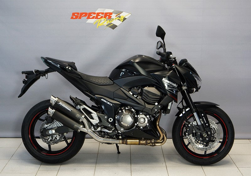 Bodis GPC-X2, Slip-On, Stainless Steel Black for KAWASAKI Z800 / Z800 e (2013-2016) | KZ800-001