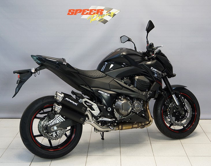 Bodis GPC-X2, Slip-On, Stainless Steel Black for KAWASAKI Z800 / Z800 e (2013-2016) | KZ800-001
