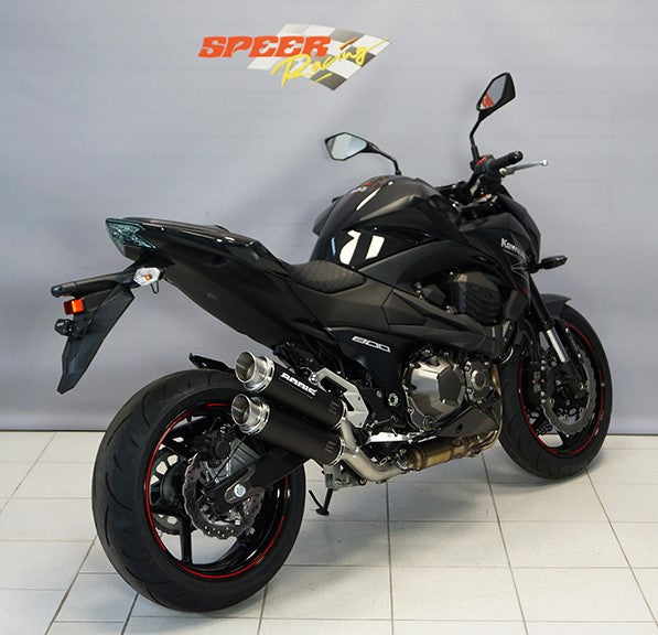 Bodis GPC-X2, Slip-On, Stainless Steel Black for KAWASAKI Z800 / Z800 e (2013-2016) | KZ800-002