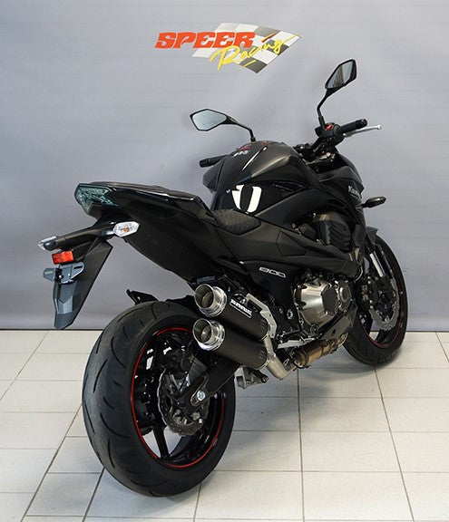 Bodis GPC-X2, Slip-On, Stainless Steel Black for KAWASAKI Z800 / Z800 e (2013-2016) | KZ800-002