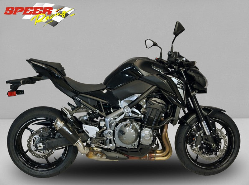 Bodis GPC-RS II, Slip-On, Stainless Steel Black for KAWASAKI Z900 (2017-2019) | KZ900-001