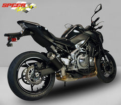 Bodis GPC-RS II, Slip-On, Stainless Steel Black for KAWASAKI Z900 (2017-2019) | KZ900-001