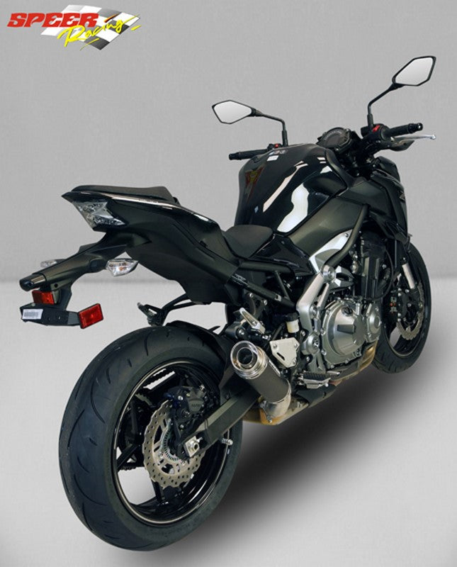 Bodis GPC-RS II, Slip-On, Stainless Steel Black for KAWASAKI Z900 (2017-2019) | KZ900-001