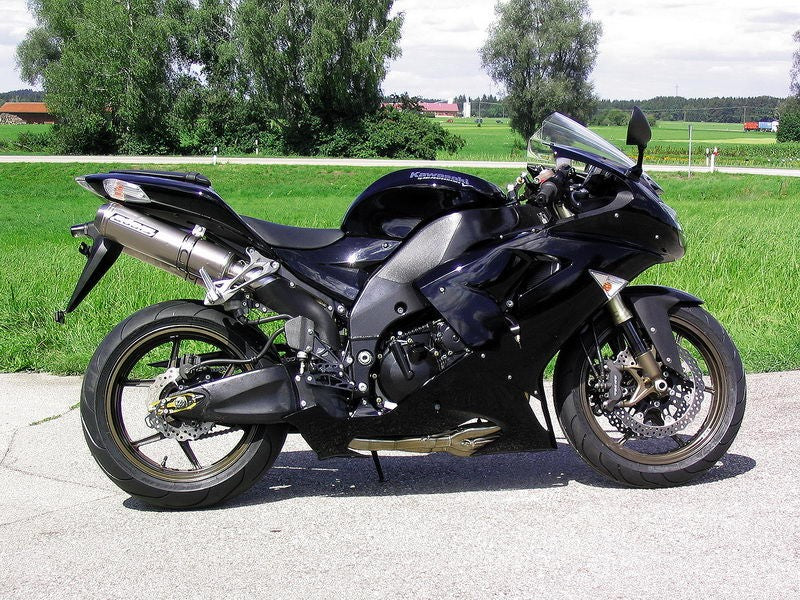 Bodis OVAL Q2, Slip-On-set 4-2 with Y-pipe, Titan for KAWASAKI NINJA ZX-10R/RR (2006-2007) | KZX10R-024