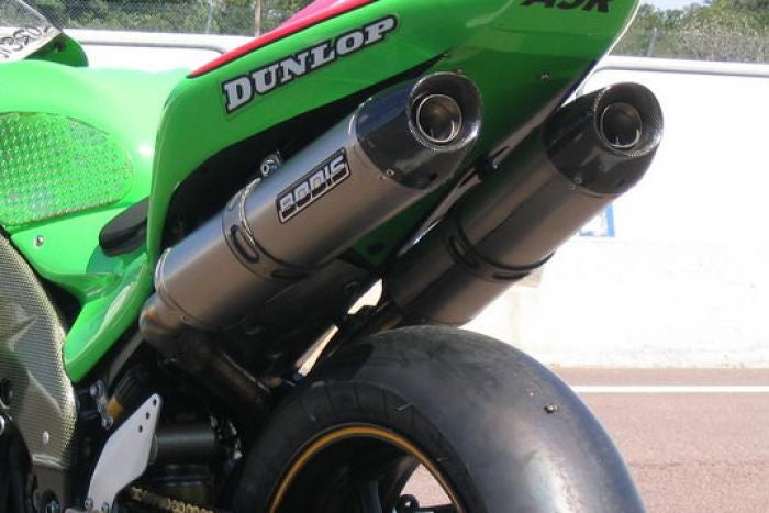 Bodis OVAL Q2C, Slip-On-set 4-2 with Y-pipe, Titan for KAWASAKI NINJA ZX-10R/RR (2006-2007) | KZX10R-036