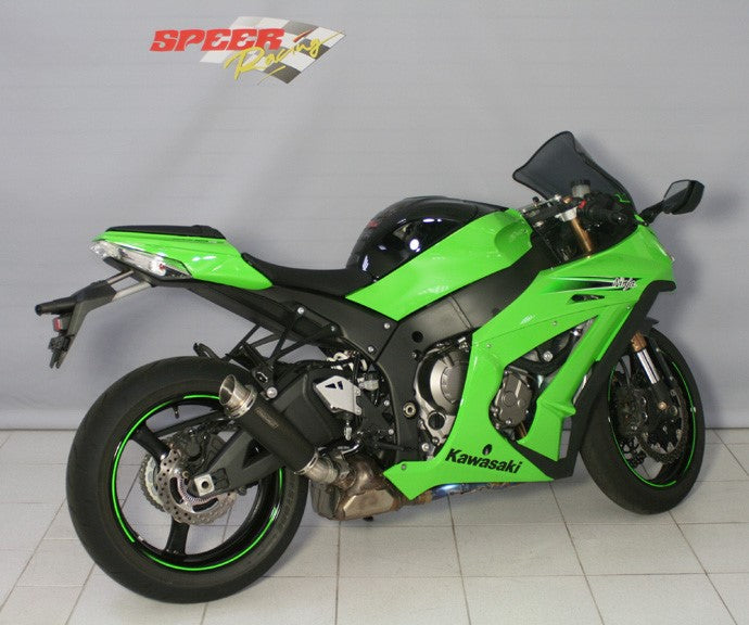 Bodis GPC-1, Slip-On, Stainless Steel Black for KAWASAKI NINJA ZX-10R/RR (2011-2015) | KZX10R-053