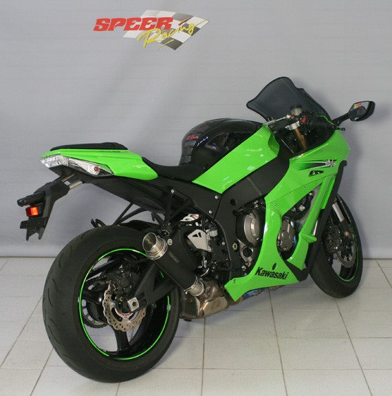 Bodis GPC-1, Slip-On, Stainless Steel Black for KAWASAKI NINJA ZX-10R/RR (2011-2015) | KZX10R-053