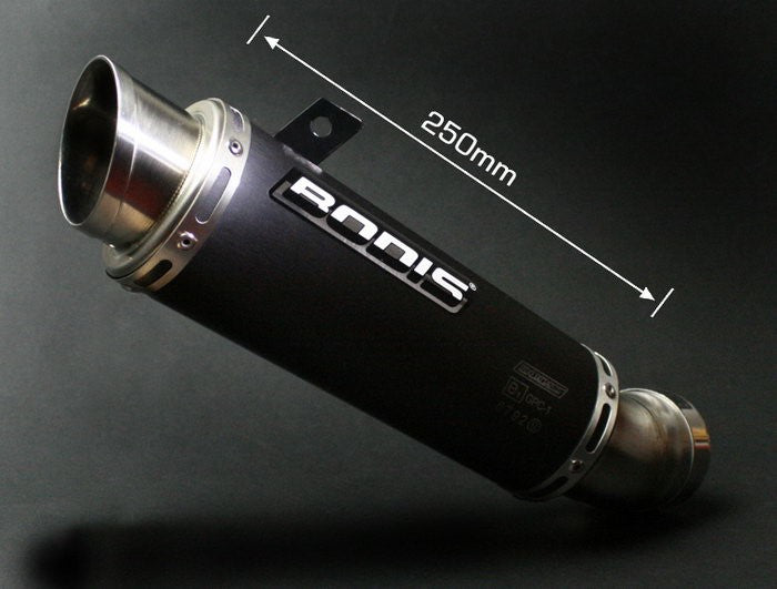 Bodis GPC-1, Slip-On, Stainless Steel Black for KAWASAKI NINJA ZX-10R/RR (2011-2015) | KZX10R-053