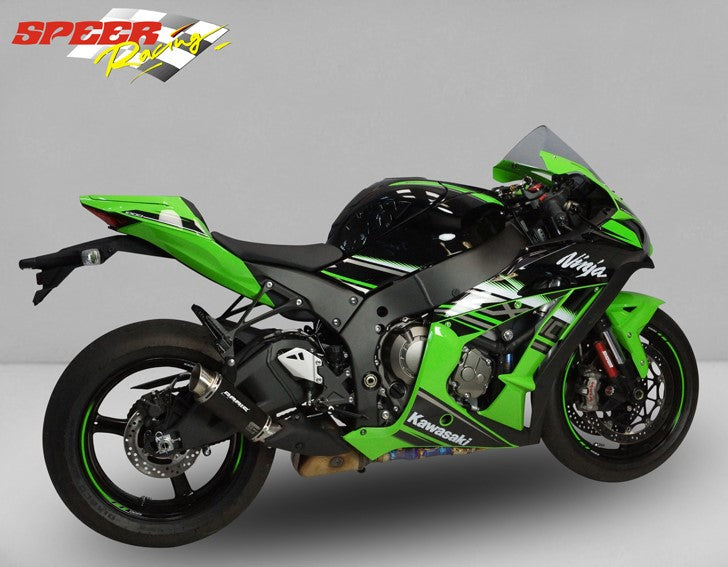 Bodis GPC-RN, Slip-On, Stainless Steel Black for KAWASAKI NINJA ZX-10R/RR (2016-2018) | KZX10R-070