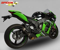 Bodis GPC-RN, Slip-On, Stainless Steel Black for KAWASAKI NINJA ZX-10R/RR (2016-2018) | KZX10R-070