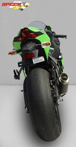 Bodis GPC-RN, Slip-On, Stainless Steel Black for KAWASAKI NINJA ZX-10R/RR (2016-2018) | KZX10R-070