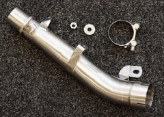 Bodis Replacement-pipe for pre-silencer, Stainless Steel for KAWASAKI NINJA ZX-10R/RR (2016-2018) | KZX10R-072