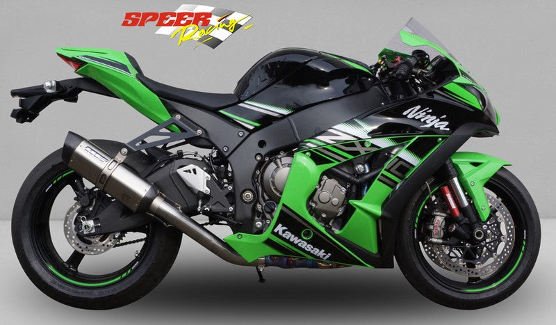 Bodis P-TEC II, Slip-On high, Full-Titan for KAWASAKI NINJA ZX-10R/RR (2016-2018) | KZX10R-079