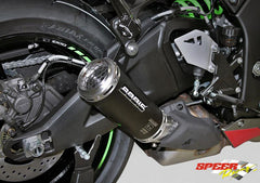 Bodis Exhaust Slip-On GPC-RSII-GEX, Stainless Steel Black, Catalyzer : Original, EU Homologated | KZX10R-092