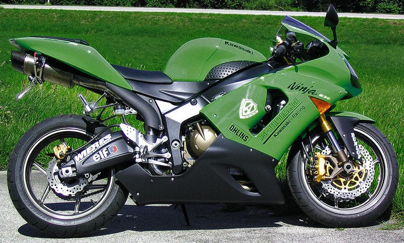 Bodis OVAL Q1, Slip-On, Titan for KAWASAKI NINJA ZX-6R (2005-2006) | KZX6R-012