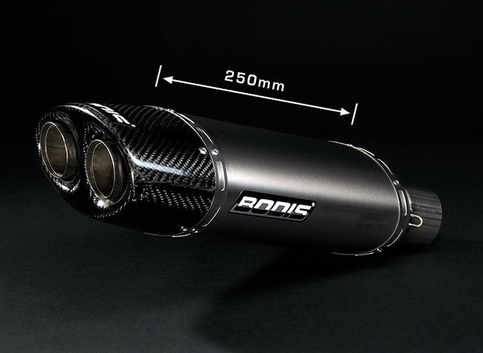 Bodis OVAL Q1, Slip-On, Titan for KAWASAKI NINJA ZX-6R (2005-2006) | KZX6R-012