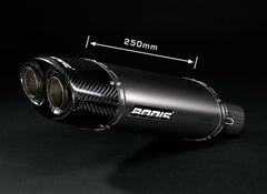 Bodis OVAL Q1, Slip-On, Titan for KAWASAKI NINJA ZX-6R (2005-2006) | KZX6R-012