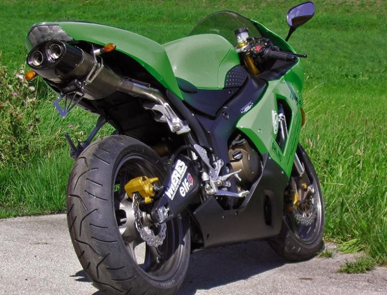 Bodis OVAL Q1, CPL-System 4-1, Stainless Steel/Full-Titan for KAWASAKI NINJA ZX-6R (2005-2006) | KZX6R-017
