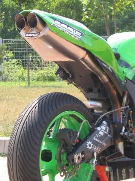 Bodis OVAL Q4, CPL-System 4-1, Stainless Steel/Full-Titan for KAWASAKI NINJA ZX-6R (2007-2008) | KZX6R-024