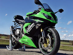 Bodis GP1, Slip-On, Stainless Steel/Full-Titan for KAWASAKI NINJA ZX-6R (2013-2016) | KZX6R-038