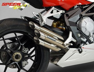 Bodis Replacement-pipe for pre-silencer TRIOBOLICO, Stainless Steel for MV AGUSTA F3/BRUTALE/RIVALE/STRADALE/RR 675/800 (2012-2016) | MF3-002