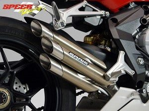 Bodis Replacement-pipe for pre-silencer TRIOBOLICO, Stainless Steel for MV AGUSTA F3/BRUTALE/RIVALE/STRADALE/RR 675/800 (2012-2016) | MF3-002