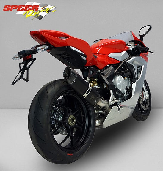 Bodis P-TEC II, Slip-On, Stainless Steel Black for MV AGUSTA F3/BRUTALE/RIVALE/STRADALE/RR 675/800 (2012-2016) | MF3-006