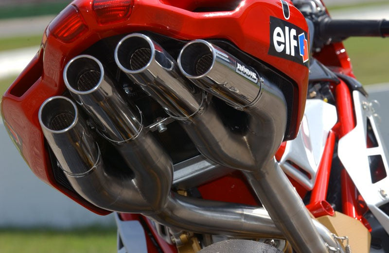 Bodis QUATTRO FR Racing, Slip-On-set 4-4, Full-Titan for MV AGUSTA F4 (2004-2009) | MF4-002
