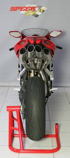 Bodis QUATTRO FSR Racing, Slip-On-set 4-4, Full-Titan for MV AGUSTA F4 (2010-) | MF4-013