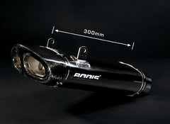 Bodis Exhaust Slip-On OVAL Q5, Stainless Steel, Catalyzer : Original, EU Homologated | SBK-001