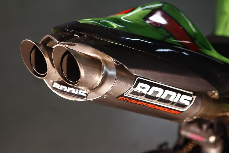 Bodis Exhaust Slip-On OVAL Q5, Titan, Catalyzer : Original, EU Homologated | SBK-002