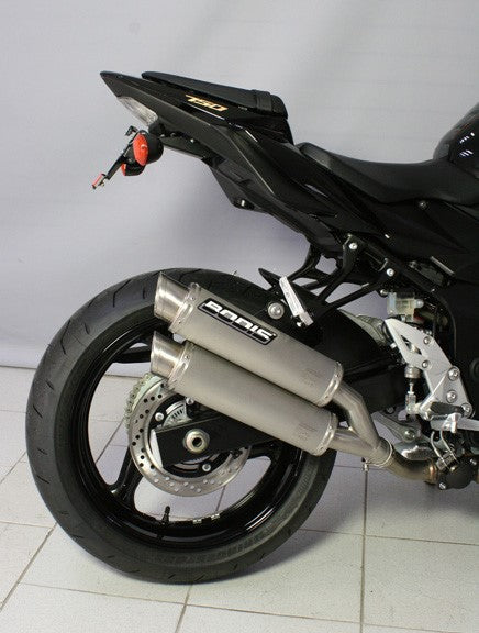 Bodis GPC-X2, Slip-On-set 4-2, Stainless Steel Brushed for SUZUKI GSX-S750 /GSR750 (2011-2016) | SGSR750-001