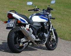 Bodis Exhaust Slip-On OVAL 1OK (2005-2007), Stainless Steel, Catalyzer : inside the connecting pipe, EU Homologated | SGSX1400-005