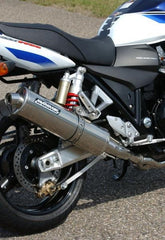 Bodis Exhaust Slip-On OVAL 1OK (2005-2007), Stainless Steel, Catalyzer : inside the connecting pipe, EU Homologated | SGSX1400-005
