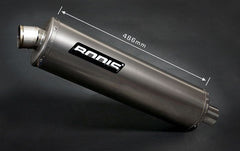 Bodis Exhaust Slip-On OVAL 1OK (2001-2002), Titan, Without Catalyzer, EU Homologated | SGSXR1000-027