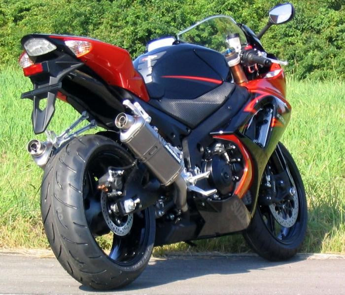 Bodis SB1-S, Slip-On-set 4-2, Titan for SUZUKI GSX-R1000 (2007-2008) | SGSXR1000-064