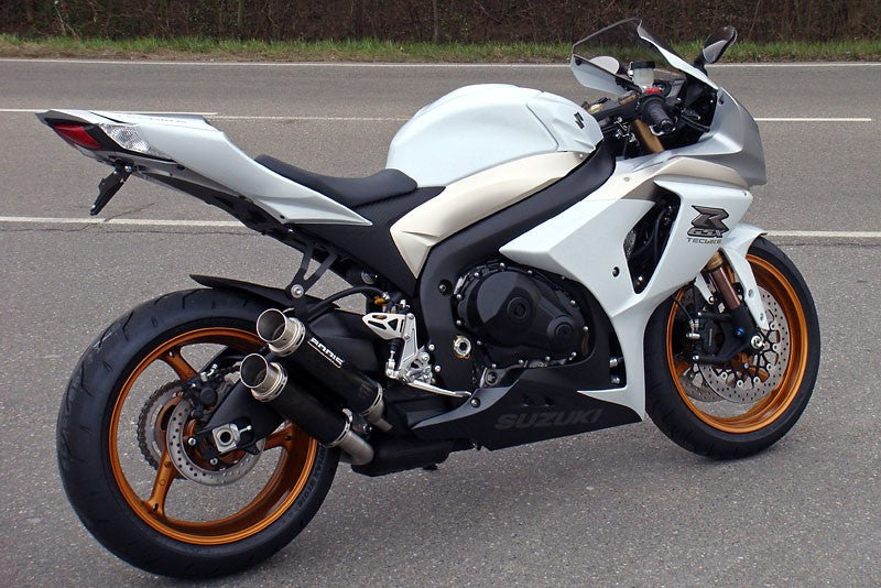 Bodis GPX2-S, Slip-On, Stainless Steel Black for SUZUKI GSX-R1000 (2009-2011) | SGSXR1000-094