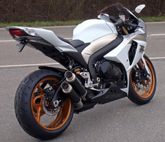 Bodis GPX2-S, Slip-On, Stainless Steel Black for SUZUKI GSX-R1000 (2009-2011) | SGSXR1000-094