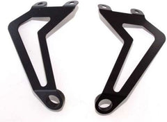 Bodis Exhaust brackets (left and right), Stainless Steel Black Powder-Coated | SGSXR1000-116