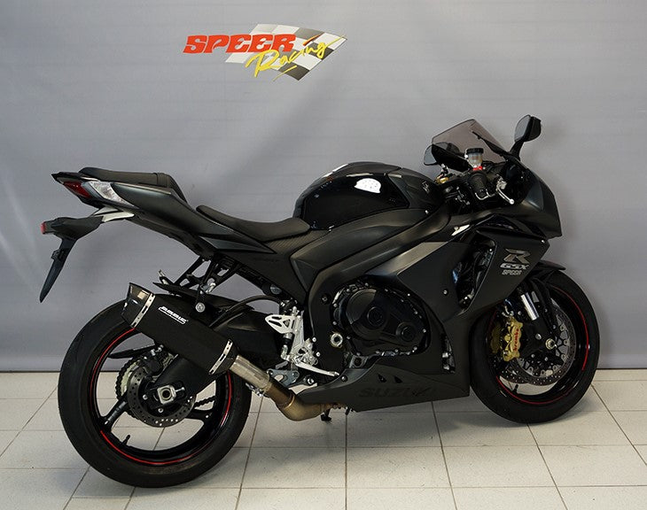 Bodis P-TEC II, Slip-On, Stainless Steel Black for SUZUKI GSX-R1000 (2012-2016) | SGSXR1000-117