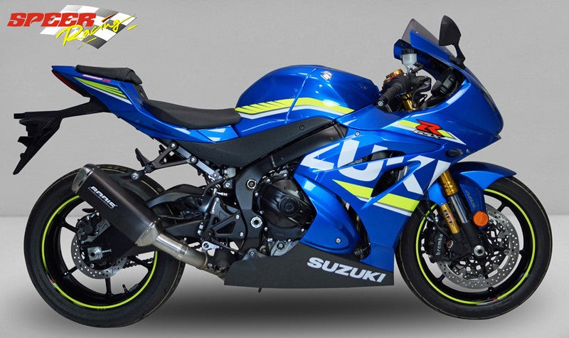 Bodis V4-M-GE, Slip-On, Stainless Steel Black for SUZUKI GSX-R1000 (2017-2019) | SGSXR1000-125