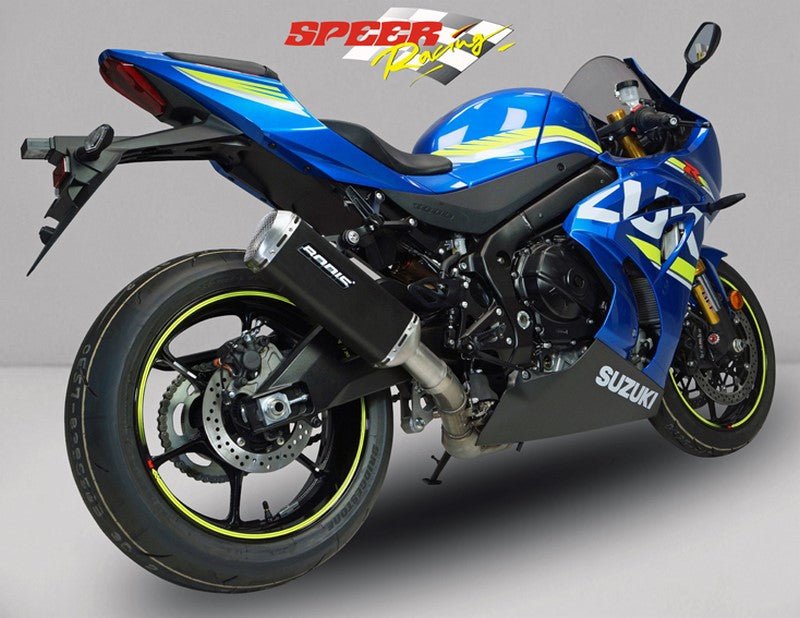 Bodis V4-M-GE, Slip-On, Stainless Steel Black for SUZUKI GSX-R1000 (2017-2019) | SGSXR1000-125