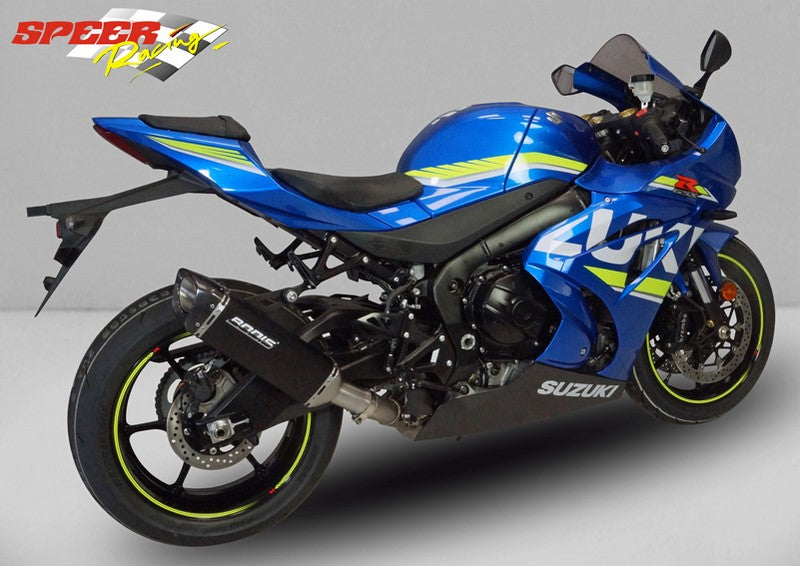 Bodis V4-M-CA, Slip-On, Stainless Steel Black for SUZUKI GSX-R1000 (2017-2019) | SGSXR1000-128