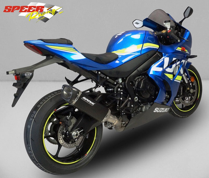 Bodis V4-M-CA, Slip-On, Stainless Steel Black for SUZUKI GSX-R1000 (2017-2019) | SGSXR1000-128