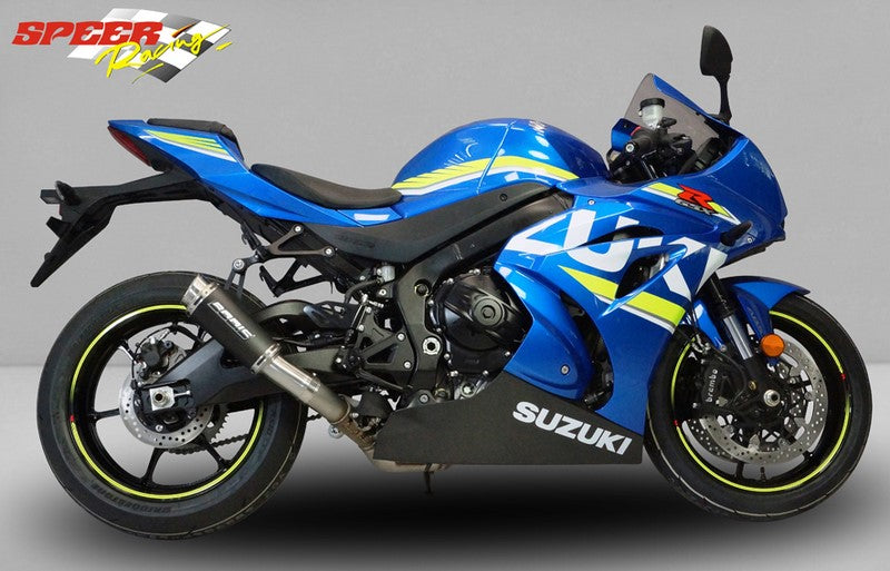 Bodis GPC-RS II, Slip-On, Stainless Steel Black for SUZUKI GSX-R1000 (2017-2019) | SGSXR1000-130