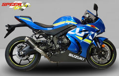Bodis GPC-RS II, Slip-On, Stainless Steel Black for SUZUKI GSX-R1000 (2017-2019) | SGSXR1000-130