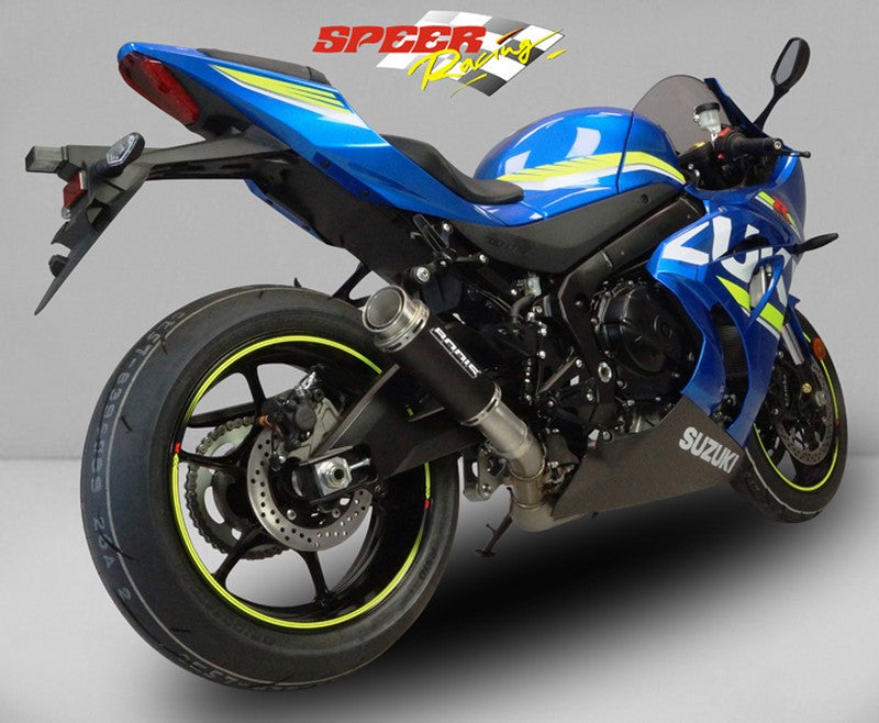 Bodis GPC-RS II, Slip-On, Stainless Steel Black for SUZUKI GSX-R1000 (2017-2019) | SGSXR1000-130