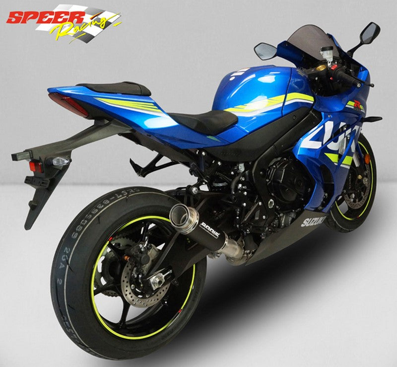 Bodis GPC-RS II, Slip-On, Stainless Steel Black for SUZUKI GSX-R1000 (2017-2019) | SGSXR1000-130